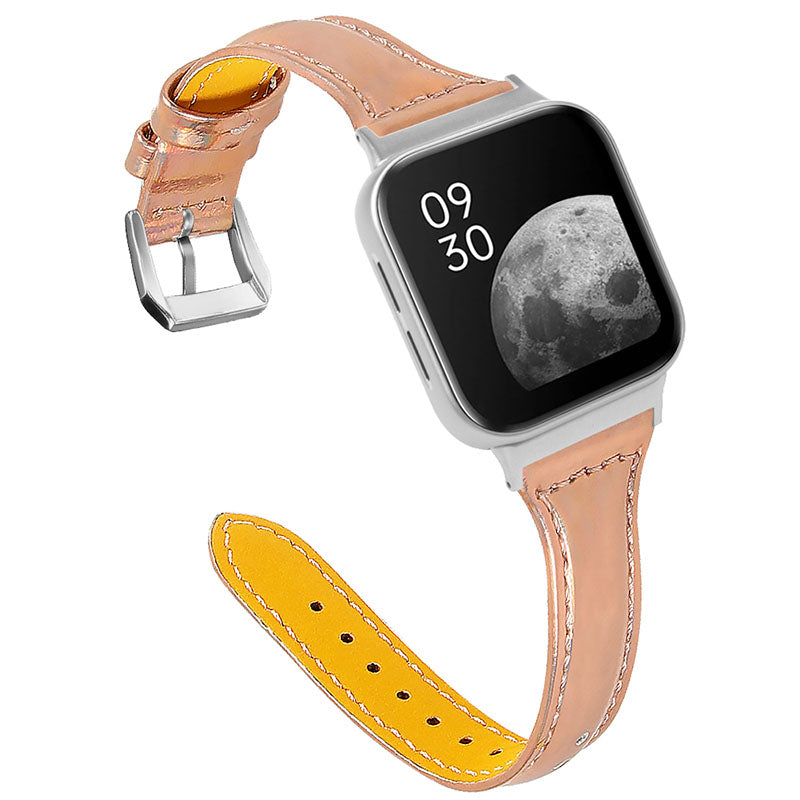Top Layer Cowhide Genuine Leather Smart Watch Strap Replacement Watch Band for Oppo Watch 46mm Top Layer Cowhide Genuine Leather Smart Watch Strap Replacement Watch Band for Oppo Watch 46mm